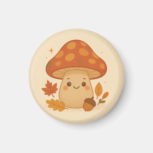 Cute Mushroom Magnet (Framsidan)