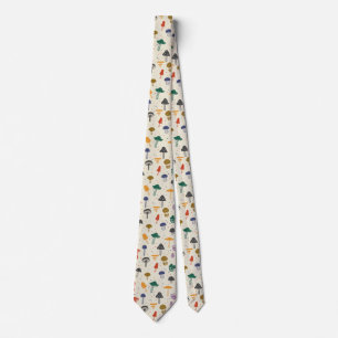 Cute Mushroom Mönster Modern Trendig Stil Slips