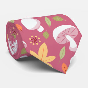 Cute Mushroom Neck tie Emma B. Slips