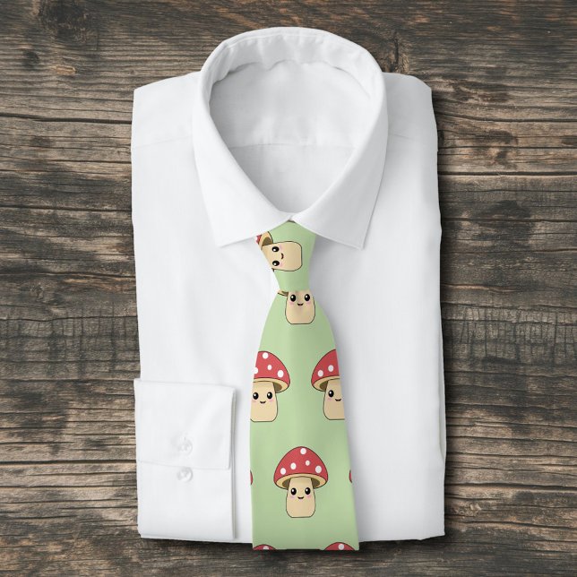Cute Mushroom Slips (Cute Mushroom Neck Tie)
