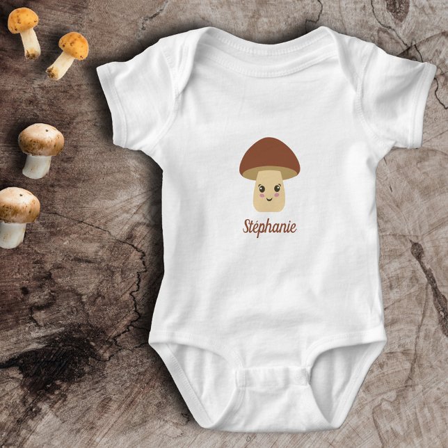Cute Mushroom T Shirt (Cute Mushroom Baby Bodysuit)