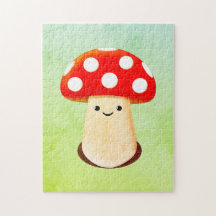 Cute Mushroom Teckning