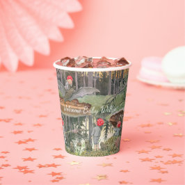 Cute Mushroom Woodland Frog Baby Shower