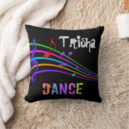Cute Music älskare Dance-noer anpassningsbara kudd Kudde