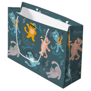 Cute Musical Cats Mönster Barns födelsedag