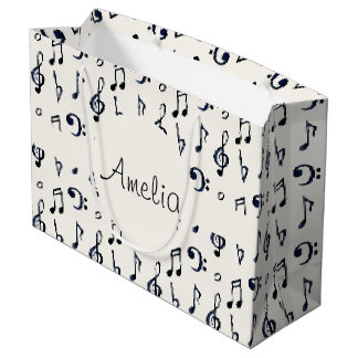 Cute Musik noter Mönster