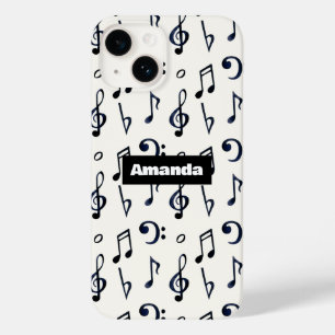 Cute Musik noter Mönster