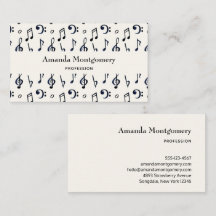 Cute Musik noter Mönster