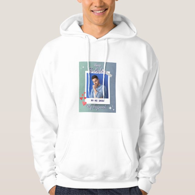 Cute My Boykompis Birthday Gift Design Hoodie (Framsida)