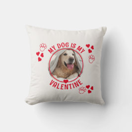 Cute MY HUND ÄR MIN VALENTINFOGA Kudde