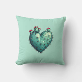 Cute Mysigt Modern Romantisk Chic Succult Heart Kudde