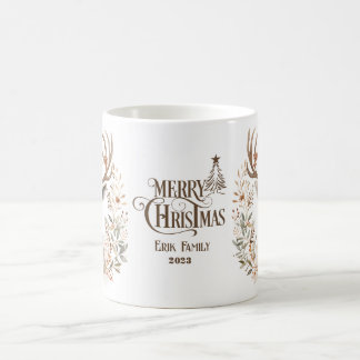 Cute Mysigt Scandinavian julrenar Kaffemugg