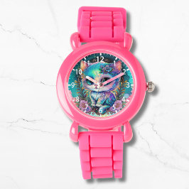 Cute Mystical Cat Kitten Celestial Animal Armbandsur