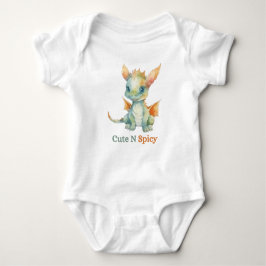 "Cute N Spicy" Dragon Baby One Biet T Shirt