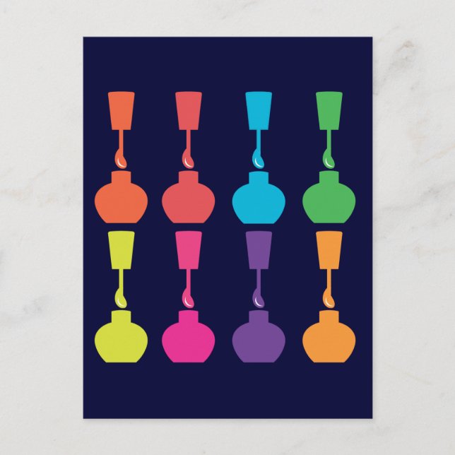 Cute Nagel polska! Vykort (Framsida)