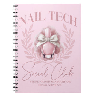 Cute Nagel tech Coquette Nagel Polska Social Klubb Anteckningsbok