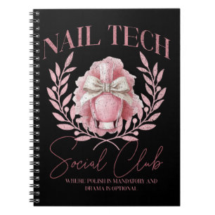 Cute Nagel tech Coquette Nagel Polska Social Klubb Anteckningsbok