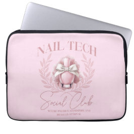 Cute Nagel tech Coquette Nagel Polska Social Klubb Laptop Fodral