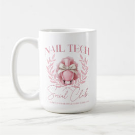 Cute Nail tech Coquette Nail Polish Social Club  Kaffemugg