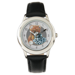 Cute nalle art mjuka leksaker armbandsur