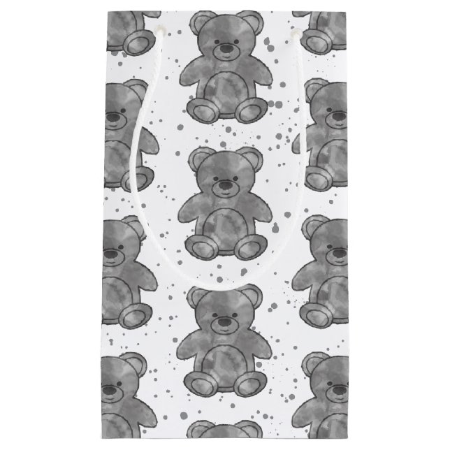 Cute Nalle Black and White-Anpassningsbar (Framsidan)