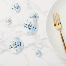 Cute Nalle Blue-Blommigten Vacker Party