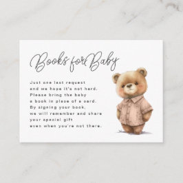 Cute Nalle Bokar för Baby Tilläggskort