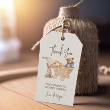 Cute Nalle, Bunny Baby Shower Tack