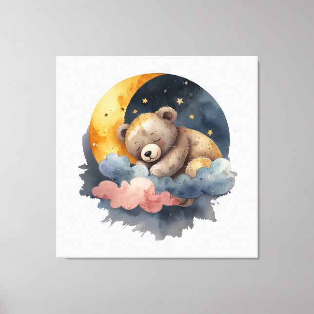 Cute Nalle Canvastryck (Framsida)