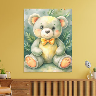 Cute Nalle Canvastryck