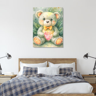 Cute Nalle Canvastryck