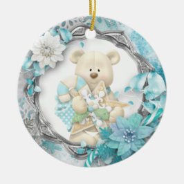 Cute Nalle Ceramic Ornament