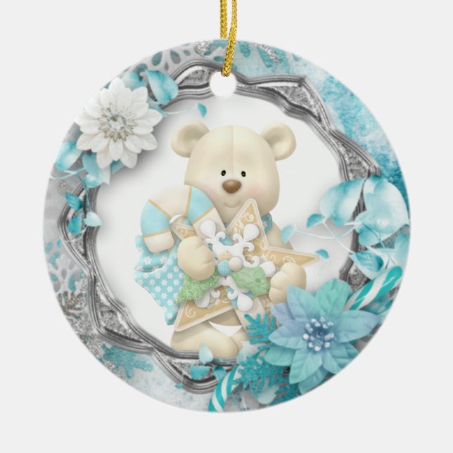 Cute Nalle Ceramic Ornament (Framsidan)