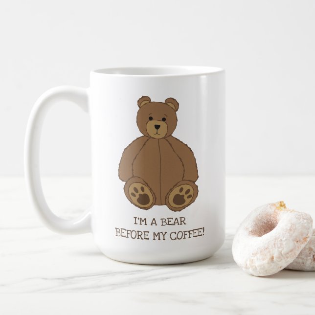 Cute Nalle Coffee Mugg (Med munk)