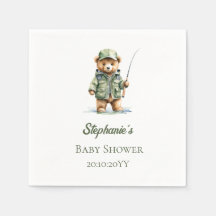 Cute Nalle Fisherman Reel Excted Baby Shower