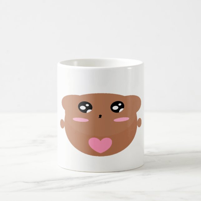 Cute Nalle för Cute-teknik i Kärlek Kaffemugg (Center)