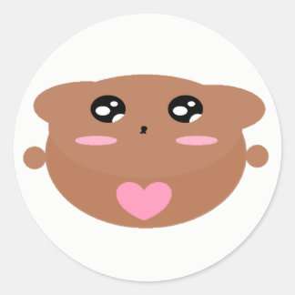 Cute Nalle för Cute-teknik i Kärlek Runt Klistermärke