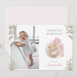 Cute Nalle | Första födelsedag | Foto Tack Kort