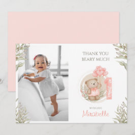Cute Nalle | Första födelsedag | Foto Tack Kort