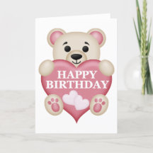 Cute Nalle - Grattis på födelsedagen