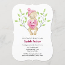 Cute Nalle Heart Baby Shower