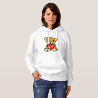 Cute Nalle Holg Heart med Kärlek - Adlig T Shirt