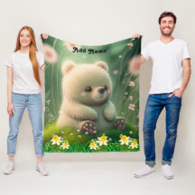 Cute Nalle i Garden Nursery Kids Woodland