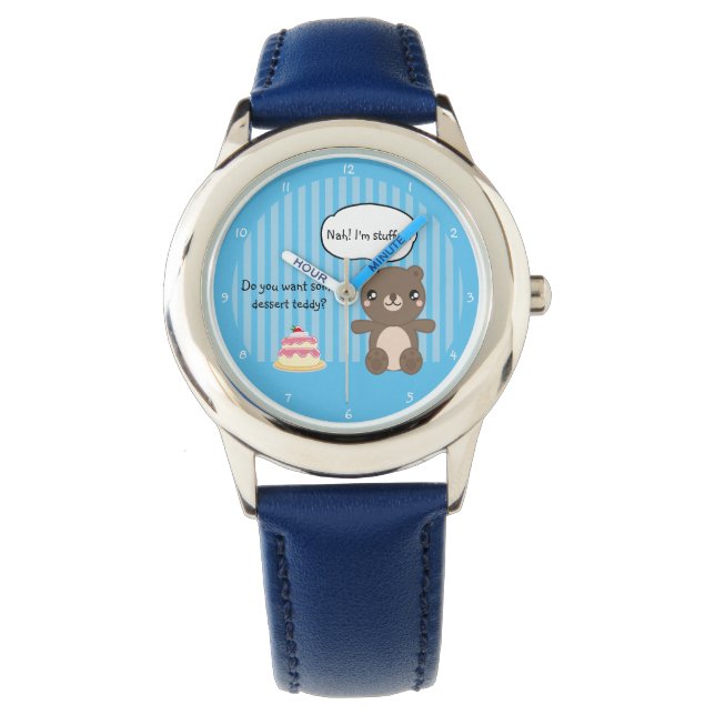 Cute Nalle Kids Funny Joke Armbandsur (Framsida)