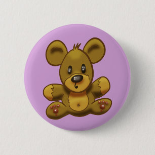 Cute Nalle Knapp