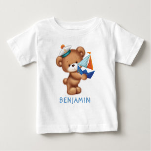 Cute Nalle Littlle Sailor Personlig T Shirt