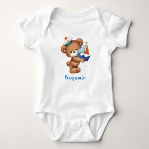 Cute Nalle Littlle Sailor Personlig T Shirt