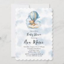 Cute Nalle Luftballong Boy Baby Shower