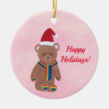 Cute Nalle Santa Ornaments