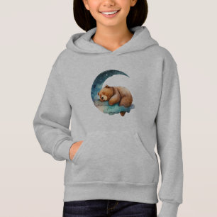Cute Nalle som sover på Crescent Måne T Shirt